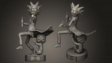 3D model rick and morty (STL)